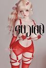 1 3 Sid Eid Bjd Underwear Outfit Clothes Binding Sexy Lingerie Chain Red   Black