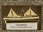 Catawissa Coastal Steam Tugboat Lapel Pin - Philly   Reading Rail Road