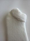 Vtg Women s Socks Low Cut Acrylic 9-11 White Ankle Usa Super Soft Irregular 80s 
