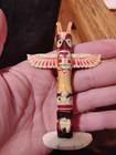 Authentic Inuit Alaskan Vintage  Bone Totem  Real Deal 1920s