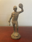 Ancient Artifact Greek God Perseus Oxidized Sculpture Statue Figurine 5    Tall