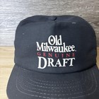 Vintage Old Milwaukee Genuine Draft Beer Snapback Hat Made Usa 90s Promo Cap