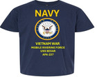 Barracks Barge   Apl-26   Mrf  Vietnam shirt Nv navy Officially Licensed