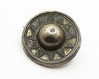 925 Sterling Silver  Vintage Antique Oxidized Etched Dome Brooch Pin  Bp4473
