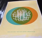 Wilco Auth  Concert Poster Mayo Civic Center Apr 30  08 Rare Mint Double Sided