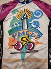 Verge Sport Pan Mass 2007 Short Sleeve Cycling Jersey Size Medium 3 4 Zip Ff