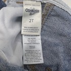 Oshkosh B gosh Kids Blue Polka Dot Denim Overalls Size 2t