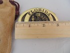 Vintage Heritage Mint Florida State Seal 1845 Solid Brass Buckle 