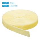 Velvet Ribbon Gift Wrapping 9 16 Inch X 5 Yard Lemon Yellow Single Face Velvet
