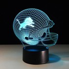 Detroit Lions Led Light Lamp Collectible Gibbs Goff Home Decor Gift