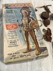Vtg Marx Chief Cherokee Indian   Johnny West Action Figure   Accessories W  Box