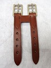 Black  Or Brown Heavy Bridle Leather Girth Extender Roller Buckles Amish Made