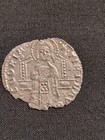 Republic Of Venice Silver Grosso 1382-1400 Ad - Christ Portrait  Doge   St  Mark