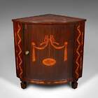 Antique Tambour Corner Cabinet  Dutch  Walnut  Cupboard  Georgian  Circa 1800
