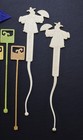 13 Vintage Swizzle Bar Ware Stir Stick Lot Hotel Restaurants  Travel Advertising