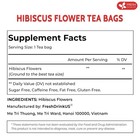   Premium 140 Hibiscus Flowers Tea Bags  100  Natural  Handmade   Pure From Hibi