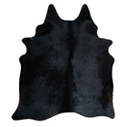 Genuine Black Wagyu Xl Cowhide Rug Leather Natural Hair On Cow Hide Carpet Skin