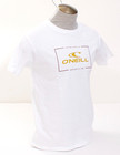 O neill Signature White Short Sleeve Tee T Shirt Men s M Nwt