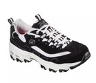 Hot Deal  Skechers D lites Women s Shoes  Black Trubuck Leather - Free Ship
