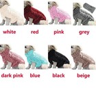 Pet Dog Warm Jumper Knit Sweater Clothes Puppy Cat Knitwear Costume Coat Apparel