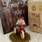 Wee Forest Folk Mousey Tricycle M-101 No Flaws -original Box - 1991 Wff Brochure