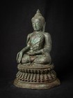 Antique Bronze Burmese Buddha Statue From Burma  myanmar   Early 20th Century