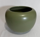 Vintage Mccoy Floraline  400 Usa Matte Green Planter Mid Century Modern Ceramic