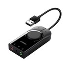 Ugreen Cm129-40964 Usb-a To 3 5mm External Stereo Sound Adapter - Black