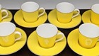 Mottahedeh Vista Alegre Sunshine Yellow Espresso Demitasse Cup And Saucer   many