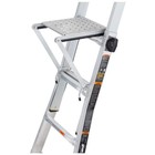 Step Platform Multiposition Ladder Accessory  375 Lbs  Load Capacity  Compatible