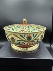             Vintage English Decorative Tin Container     Made In England            