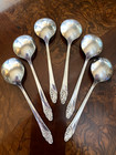 Lot Of 6 Vintage Evening Star Soup Spoons  Community