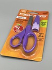 Fiskars Blunt-tip Kids Scissors Safety Edge Blades 5-inch Sheath Eraser     Purple