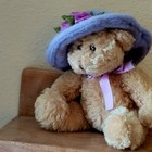 Avon Small 7    Teddy Bear Bean Filled Plush Beanie 2001 