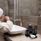 Bathroom Accessories Set 4 Pcs Toothbrush Holder Soap Dispenser Ceramic Bathroom