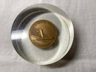 General Motors 1964-1965 Foreign Distribution Division Futurana Coin In Lucite 
