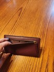 Kate Spade New York Burgundy Folding Wallet With Zipper And Card Slots
