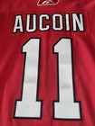 Authentic Keith Aucoin Albany River Rats Reebok Jersey Mens 52 Red Ahl Mic