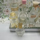 Lot Of 8 Vintage Empty Collectible Mini Perfume Bottles le Dix  Chantilly   More