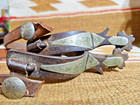 Old Working Crockett Spurs With Silver Decoration   Leather Straps American Made