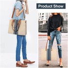 Laptop Tote Bag For Women  Fits 15 6 Inch Laptop Bag  Large Canvas Work Tote    