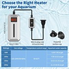 Submersible Aquarium Heater With Led Digital Display 100w Fish Tank Heater 8-13g