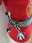 Rare Men s Traditional Fajo Huichol Wixarika  Textile- Woven Belt Antiguo Style