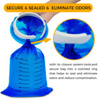 50 Pack Emesis Bag  Disposable Vomit Bags  Aircraft   Car Sickness Bag  Nausea