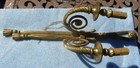 Vintage 2 Light Tassel Brass Sconce Electrical French