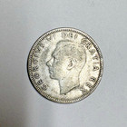 1951 Canada 25 Cents 80  Silver Quarter George Vi Caribou Coin