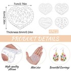 4 Pcs Flower Polymer Clay Molds  Spring Silicone Mini Flower Leaf Molds