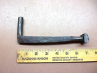 2 Blacksmith Forged Vintage Pintle Pins Bolt On Style Hand Forged Nuts Cool Pair
