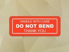 5 Rolls 1000 1x3 Do Not Bend Stickers Labels  Easy Peel And Apply 