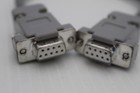 Db9 Rs232 Serial Null Modem Cable Adapter M f 9-pin Male To Female Short 1ft